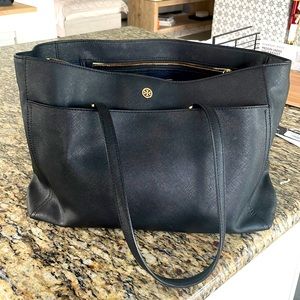 Tory Burch Black Robinson Tote